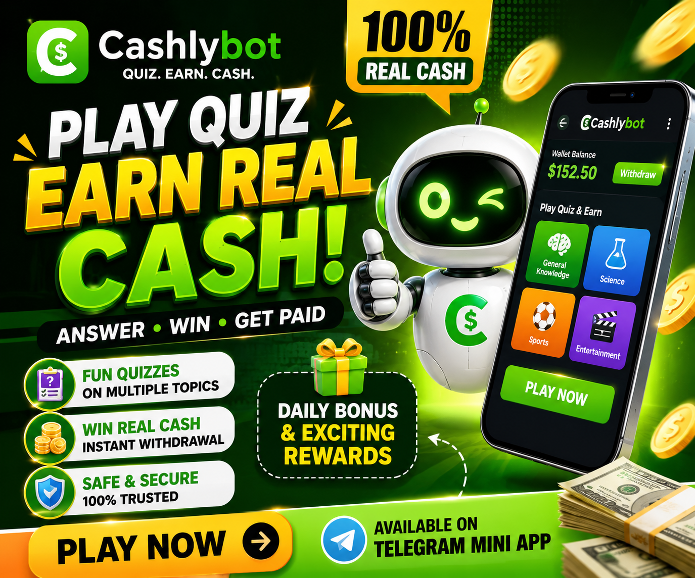 Cashlybot Ads